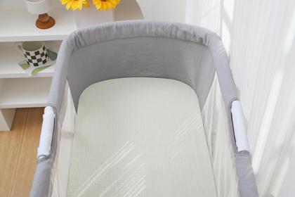 Imagem de Lençol com elástico Onacosht 89x51x8 cm, 100% algodão, musselina, pacote com 2 unidades