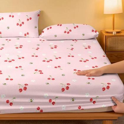 Imagem de Lençol Com Estampado Sortido 400 Fios Percal 3 Peças Toque Macio