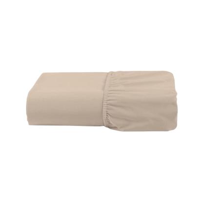 Imagem de Lençol de Cama Solteiro/Casal/Queen Avulso Malha 100% Algodão Liso Com Elástico