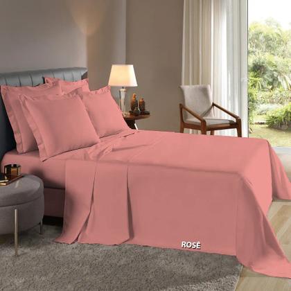 Imagem de Lençol de Cima Viúvo/Solteirão c/ Bainha Percal 200 Fios 100% Algodão