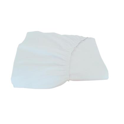 Imagem de Lençol de Elástico Mini Cama Percal 200 Fios 100% Algodão Branco Arrumadinho Enxovais