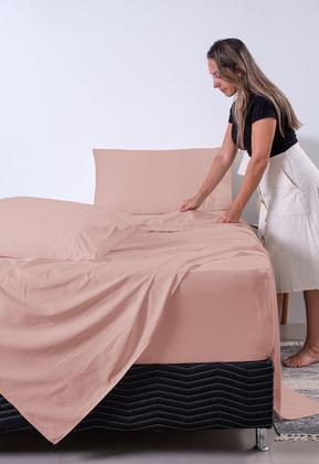 Imagem de Lençol De Solteiro Avulso Com Elástico 600 Fios Egipicios Algodão