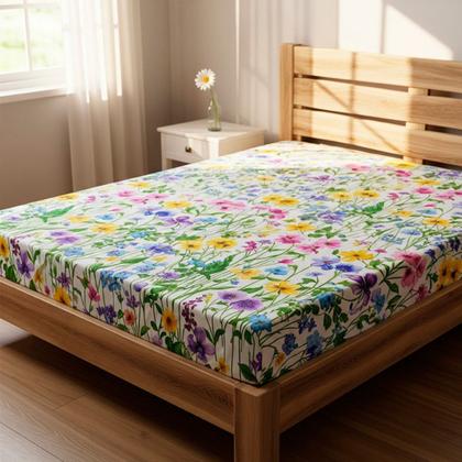 Imagem de Lençol Estampado com Elástico - AVULSO - Solteiro / Casal / Queen / King