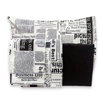 Imagem de Lençol King 6 pçs Fronhas com Ponto Palito Estampado Percal 180 fios