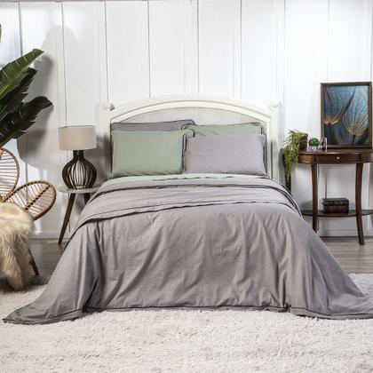 Imagem de Lençol King elasticado Percal 200 fios 100% algodão