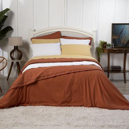 Imagem de Lençol King elasticado Percal 200 fios 100% algodão