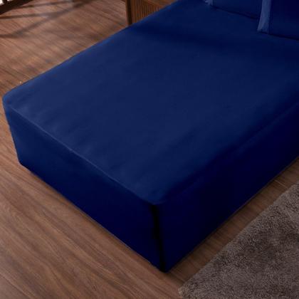 Imagem de Lençol Luva King Cama Conjugada Veste Colchão e Box Malha 1 Peça