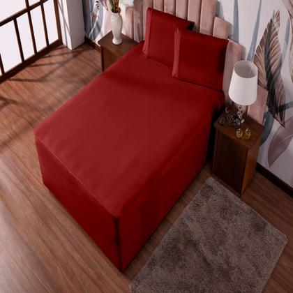 Imagem de Lençol Luva Para Cama Box Conjugada King Malha Resistente Com Elástico Avulso