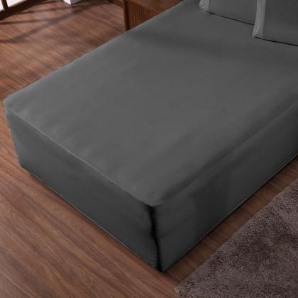 Imagem de Lençol Luva Queen Cama Conjugada Veste Colchão e Box Malha 1 Peça