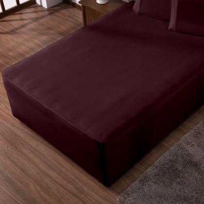 Imagem de Lençol Luva Solteiro Cama Conjugada Veste Colchão e Box Malha 1 Peça