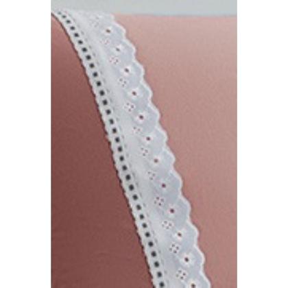 Imagem de Lençol Malha Solteiro Box Liso (Fio 30/1) C/ Elástico + 01 Porta Travesseiro com Zíper e Lese