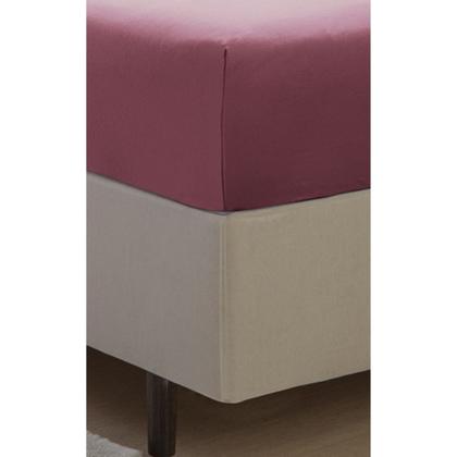 Imagem de Lençol Malha Solteiro Liso C/ Elástico + 01 Porta Travesseiro