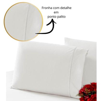 Imagem de Lençol Mini Cama C/ Elástico + Fronha 70x50 Percal 200 Fios