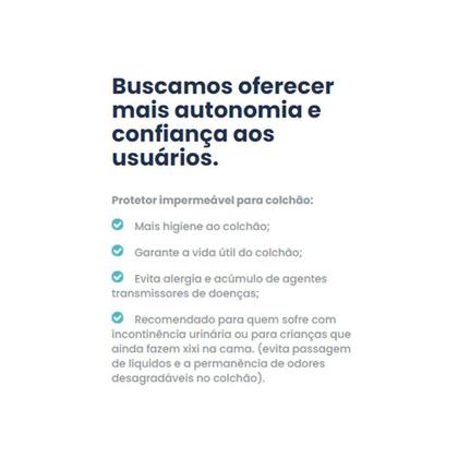 Imagem de Lençol Protetor Berço Com Elástico 1,30 x 0,60m Silicone Anti Ácaro