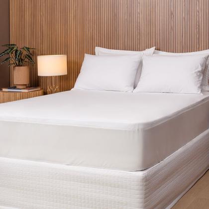 Imagem de Lençol Protetor Para Colchão Impermeável com Elástico Casal - Casa Paulinha