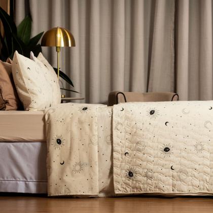 Imagem de Lençol Queen 3 Peças Algodão Misto Varias Estampas