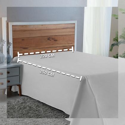 Imagem de Lençol Queen 300 Fios Virol de Algodão Sem Elástico Ultra Macio
