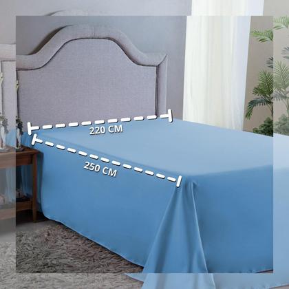 Imagem de Lençol Queen 400 Fios Virol Avulso Macio Aveludo Cama Infantil Sem Elástico