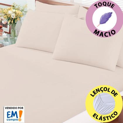 Imagem de Lençol Queen Avulso de Malha 100% Algodão com Elástico Buettner - Emcompre