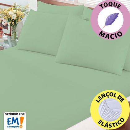 Imagem de Lençol Queen Avulso de Malha 100% Algodão com Elástico Buettner - Emcompre