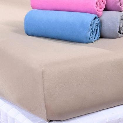 Imagem de Lençol Queen Dreams Malha 100% Algodão 158x198x30cm Lilás