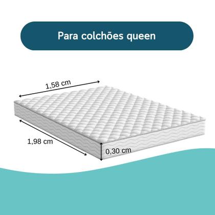 Imagem de Lençol Queen Estampado Com Elástico Malha 100% Algodão Macio