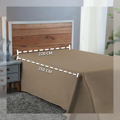 Imagem de Lençol Queen Size 300 Fios Algodão Sem Elástico Revenda