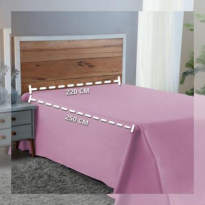 Imagem de Lençol Queen Size 300 Fios Algodão Sem Elástico Revenda