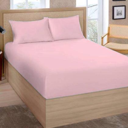 Imagem de Lencol royal casal c/elastico Rosa - Coteminas