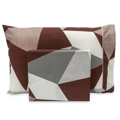 Imagem de Lençol Solteirão 2 Peças Estampado Percal 180 Fios