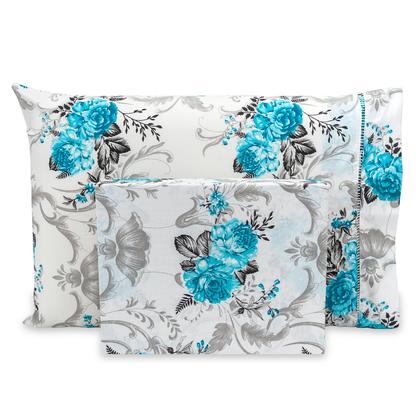 Imagem de Lençol Solteirão 2 Peças Estampado Percal 180 Fios