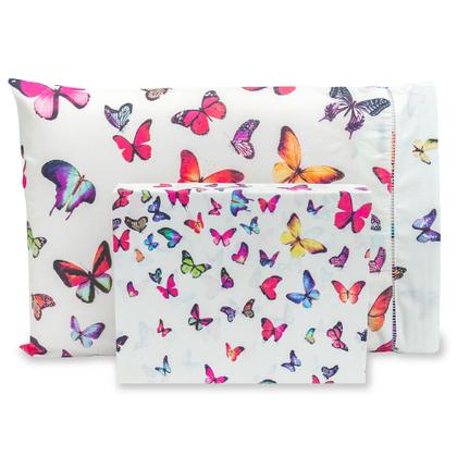 Imagem de Lençol Solteirão 2 Peças Estampado Percal 180 Fios