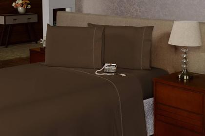 Imagem de Lençol Solteirão Avulso c/ Elástico na Volta Toda Percal Flex 400 Fios Macio