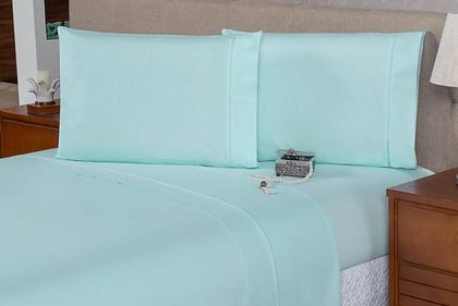 Imagem de Lençol Solteirão Avulso c/ Elástico na Volta Toda Percal Flex 400 Fios Macio