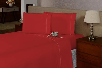 Imagem de Lençol Solteirão Avulso c/ Elástico na Volta Toda Percal Flex 400 Fios Macio