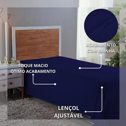 Imagem de Lençol Solteiro 400 Fios Virol Avulso Macio Aveludo Cama Infantil Sem Elástico