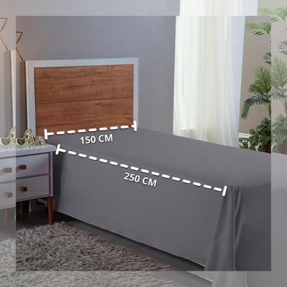 Imagem de Lençol Solteiro 400 Fios Virol Avulso Macio Aveludo Cama Infantil Sem Elástico