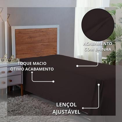Imagem de Lençol Solteiro 400 Fios Virol Avulso Macio Aveludo Cama Infantil Sem Elástico