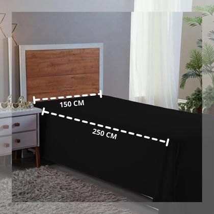 Imagem de Lençol Solteiro 400 Fios Virol Avulso Macio Aveludo Cama Infantil Sem Elástico