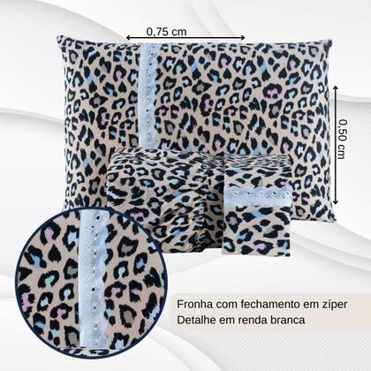 Imagem de Lençol Solteiro Estampado Elástico 100% Algodão Varias Cores