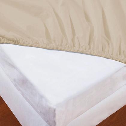 Imagem de Lençol Solteiro King C/ Elástico Percal 400 Fios 100% Algodão Egípcio 