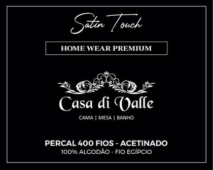 Imagem de Lençol Solteiro King C/ Elástico Percal 400 Fios 100% Algodão Egípcio 