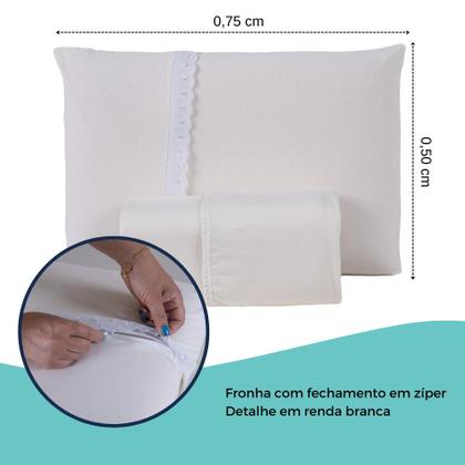 Imagem de Lençol Solteiro Liso Elástico 100% Algodão Varias Cores