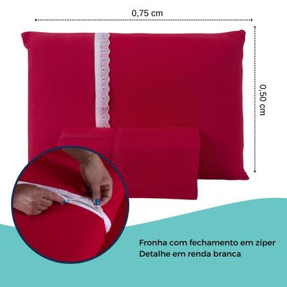 Imagem de Lençol Solteiro Liso Elástico 100% Algodão Varias Cores