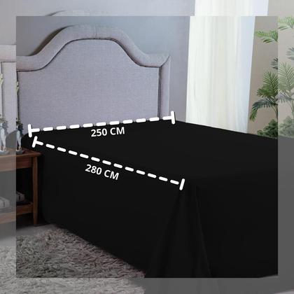 Imagem de Lençol Super King 400 Fios Virol Avulso Macio Aveludo Cama Infantil Sem Elástico