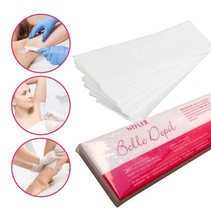 Imagem de Lenços Para Depilação Belle Depil, 50 Folhas Ntflex