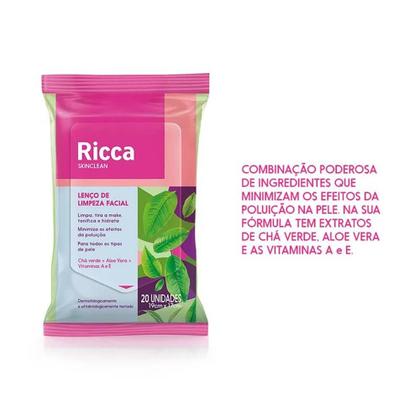 Imagem de Lenços Removedores de Maquiagem Ricca