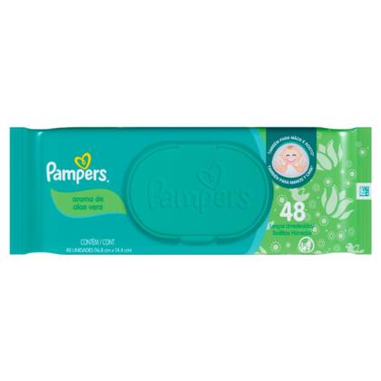 Imagem de Lenços Umedecidos Pampers Aroma de Aloe Vera 576 Unidades