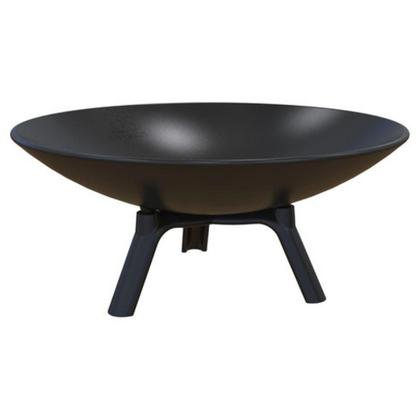 Imagem de Lenheiro Lareira a Lenha de Ferro Fundido Cor Preta e Envelhecido para Área Externa