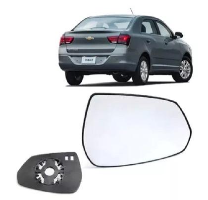 Imagem de Lente Base Retrovisor Cobalt 2012 A 2018 Convexo Lado Direito